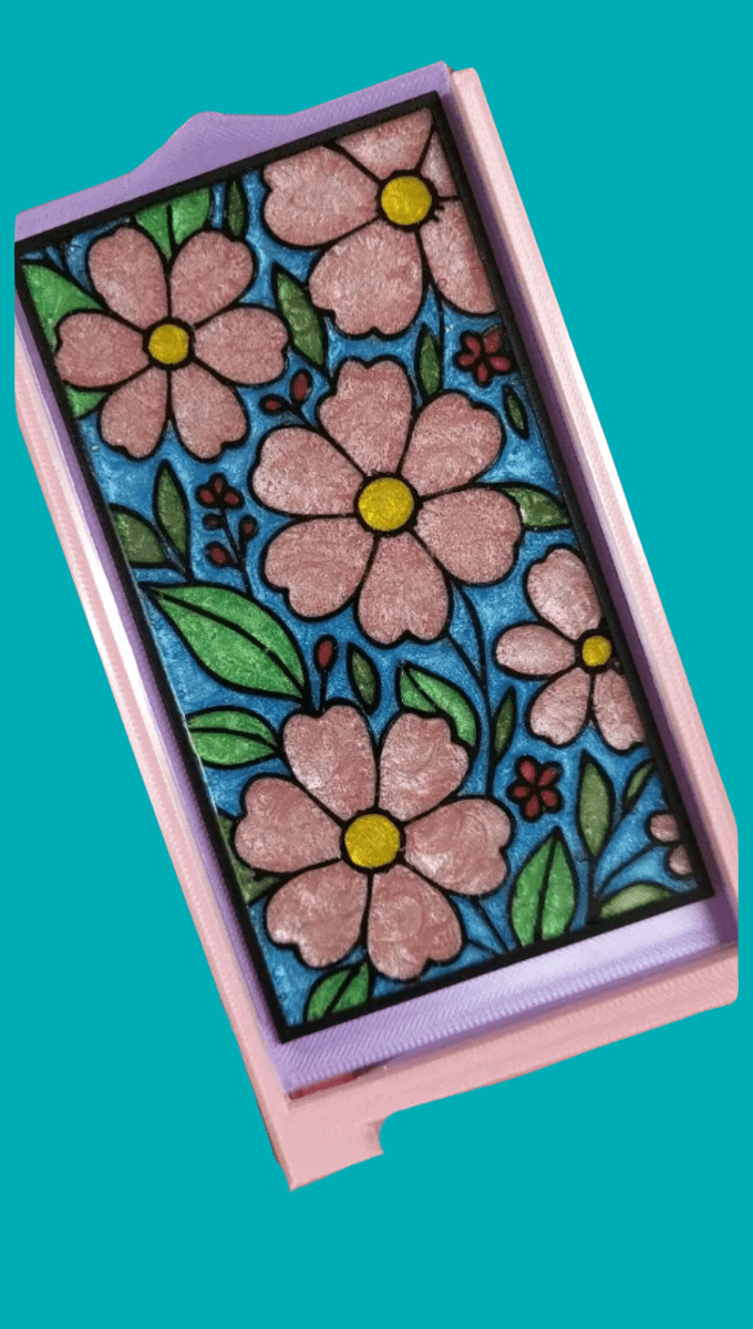 Plateau diamond painting - Première floraison - Glitterie