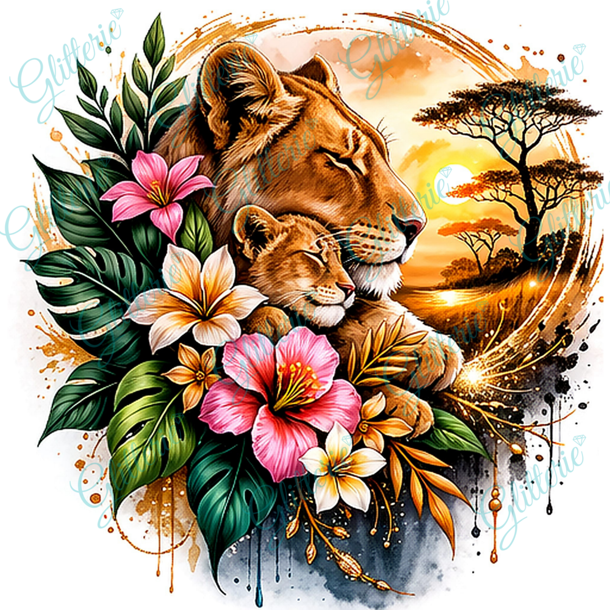 Broderie Diamant - Douce Savane - Glitterie