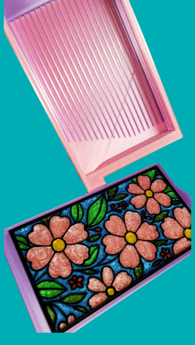 Plateau diamond painting - Première floraison - Glitterie