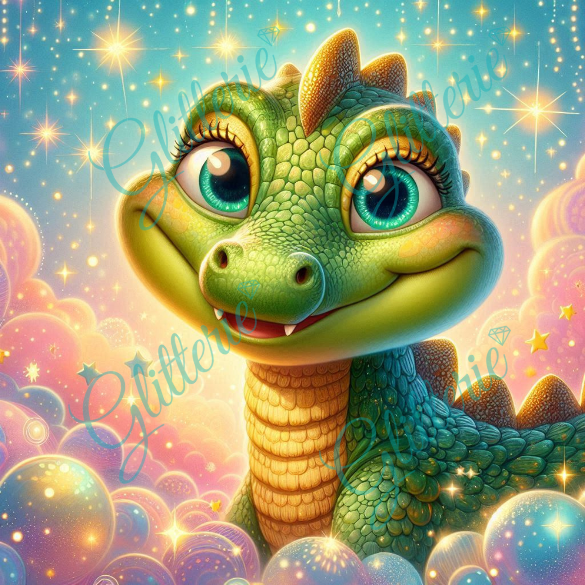 Broderie Diamant - Croco dream - Glitterie