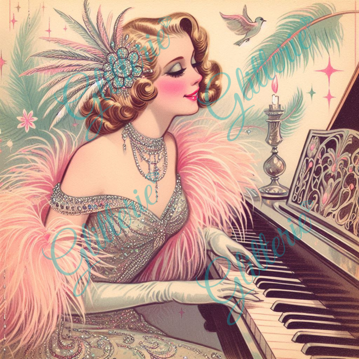 Broderie Diamant - Loretta