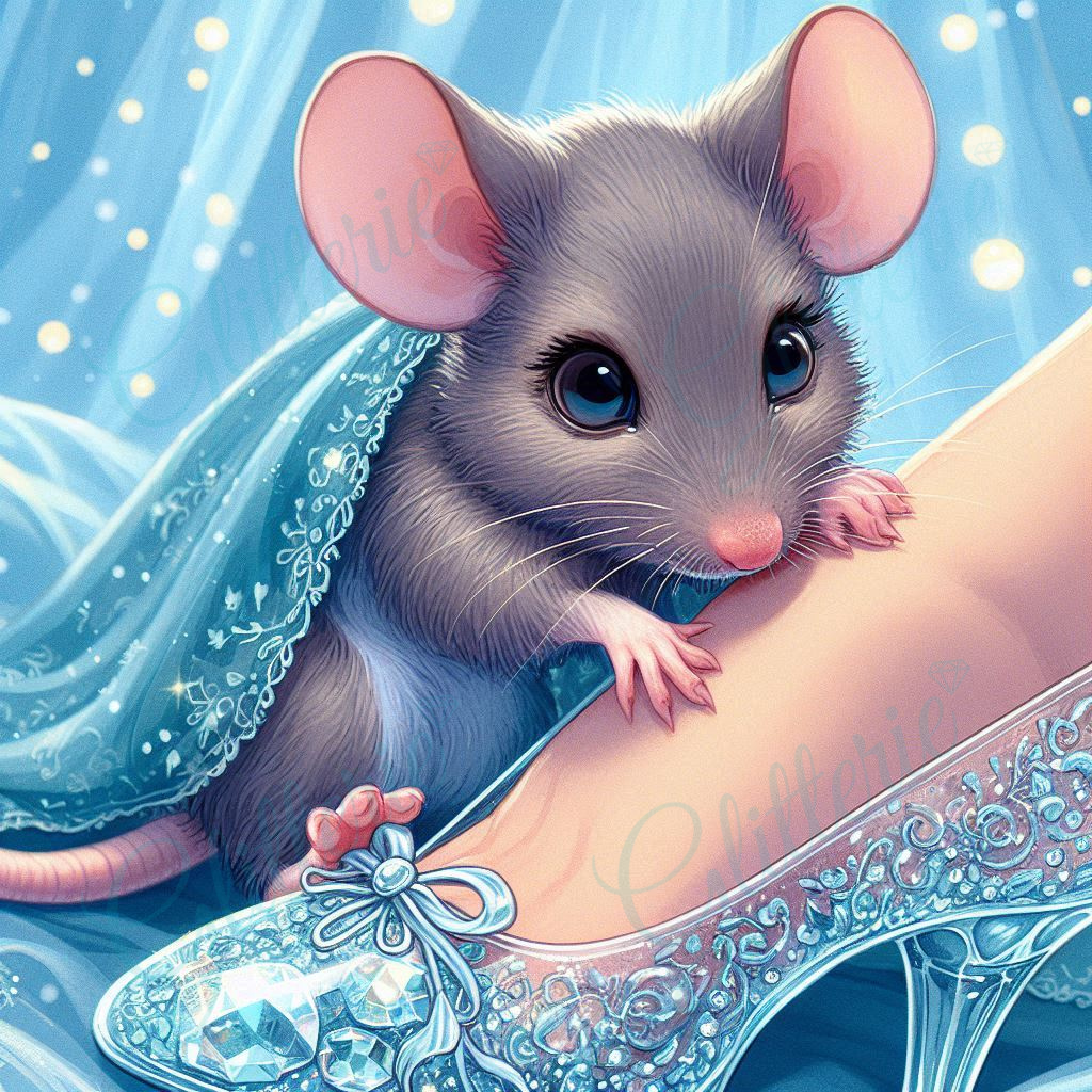 Broderie Diamant - La gardienne du soulier - Glitterie