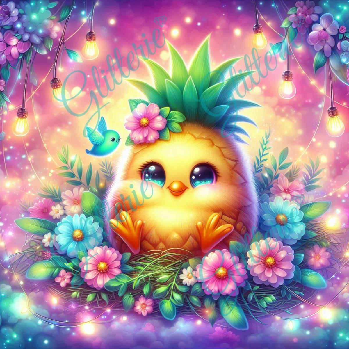 Broderie Diamant - Ananassin