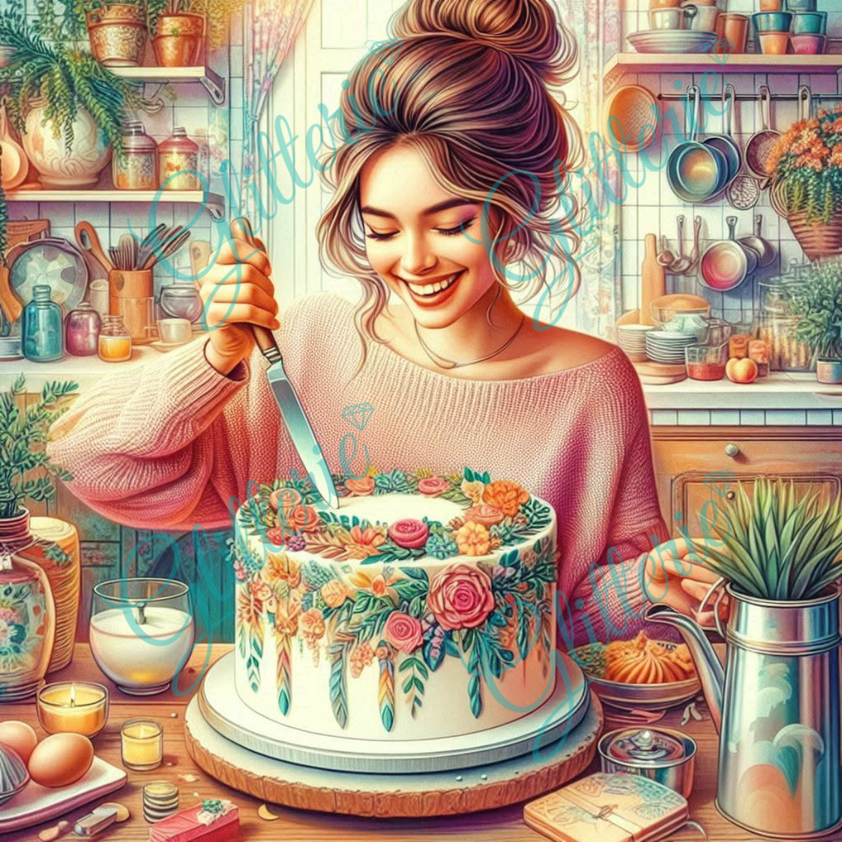 Broderie Diamant - Envie gourmande