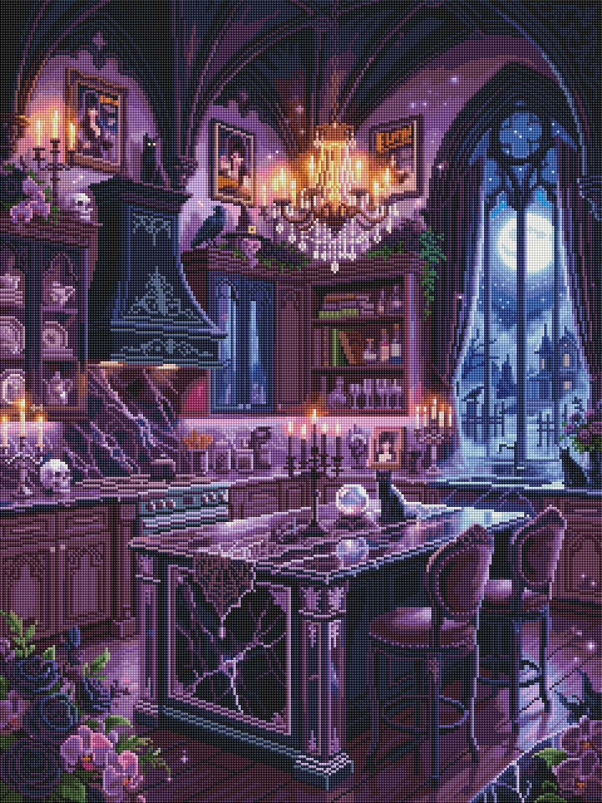 Broderie Diamant - Witchy kitchen