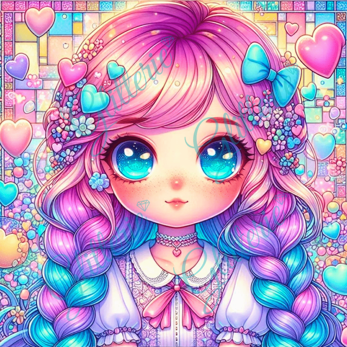 Broderie Diamant - Nina - Glitterie