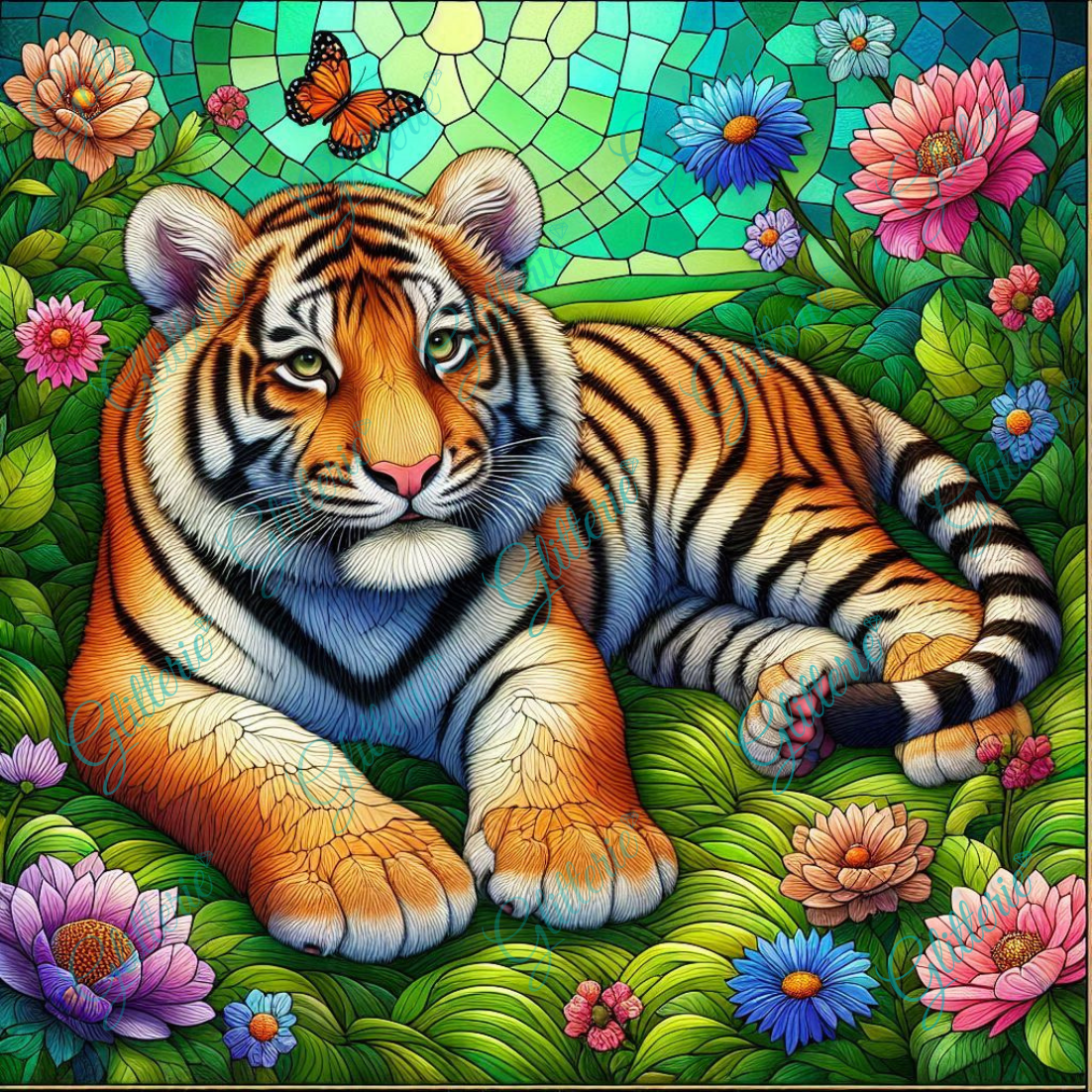 Broderie Diamant - Tigrélia