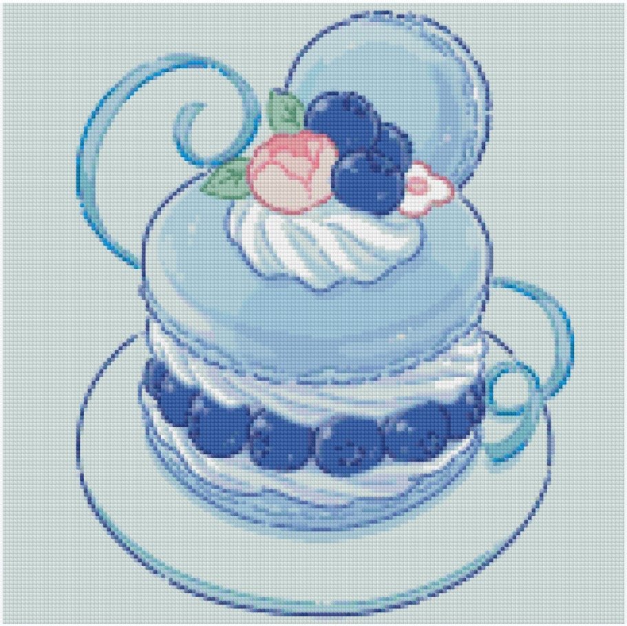 Broderie Diamant - Sweet blue - Glitterie