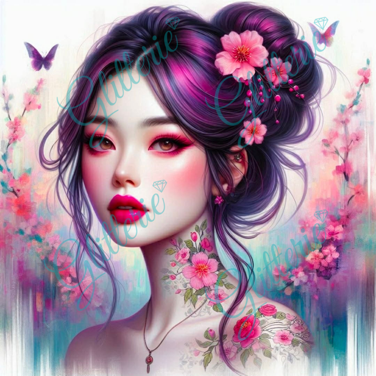 Broderie Diamant - Hana - Glitterie