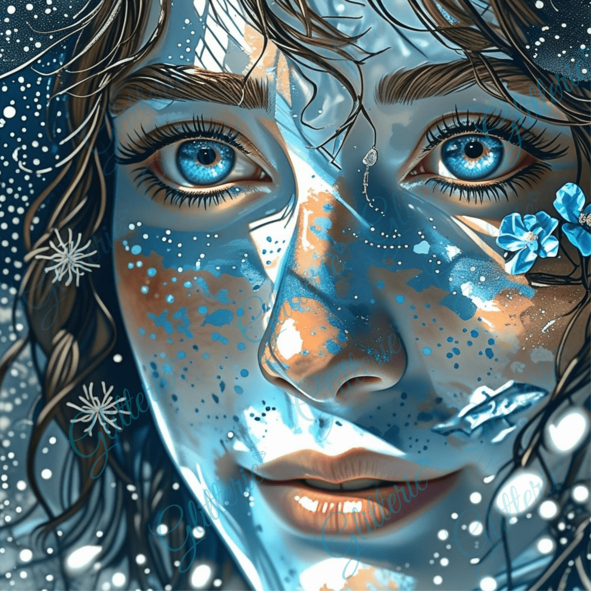 Broderie Diamant - Âme polaire - Glitterie