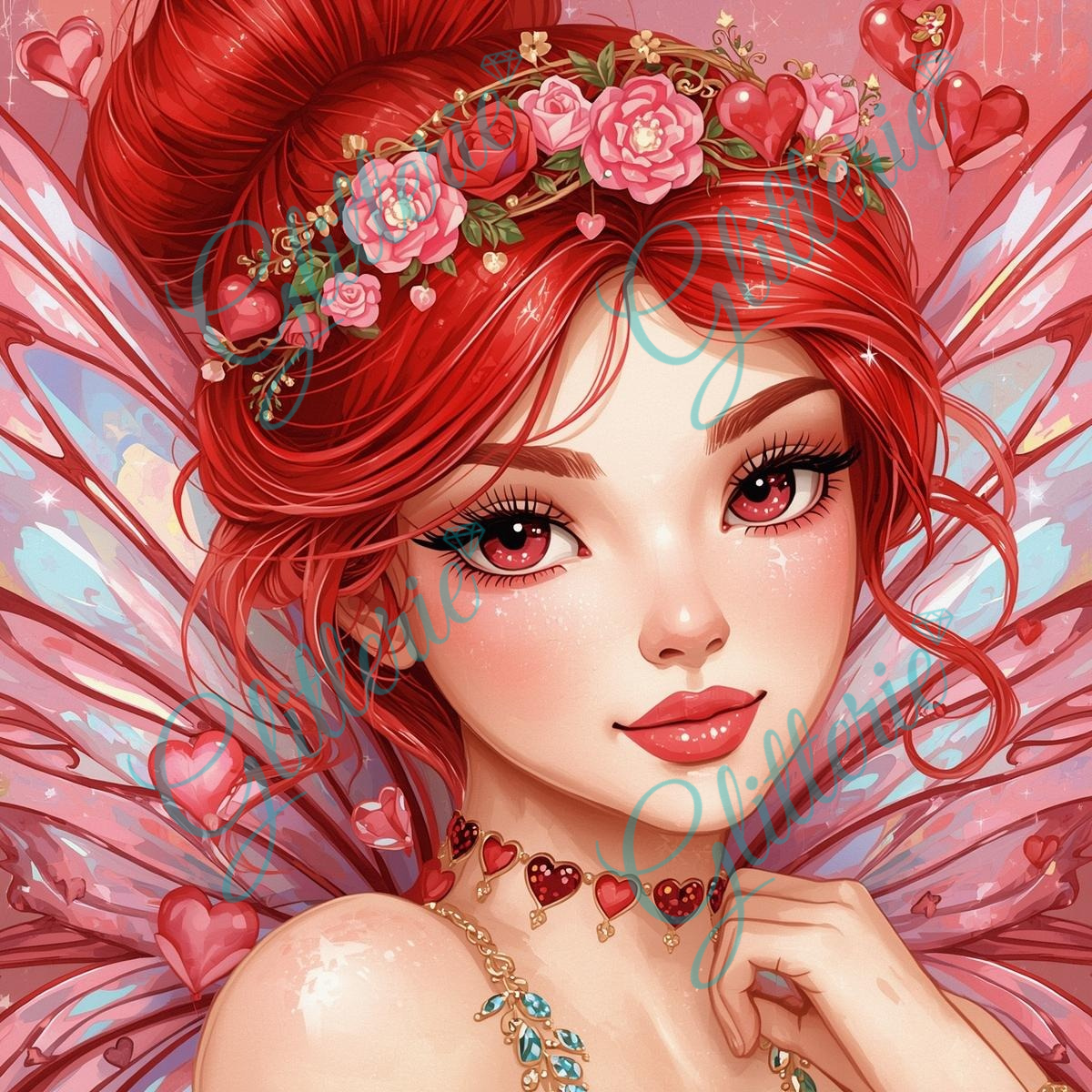 Broderie Diamant - Valentine - Glitterie