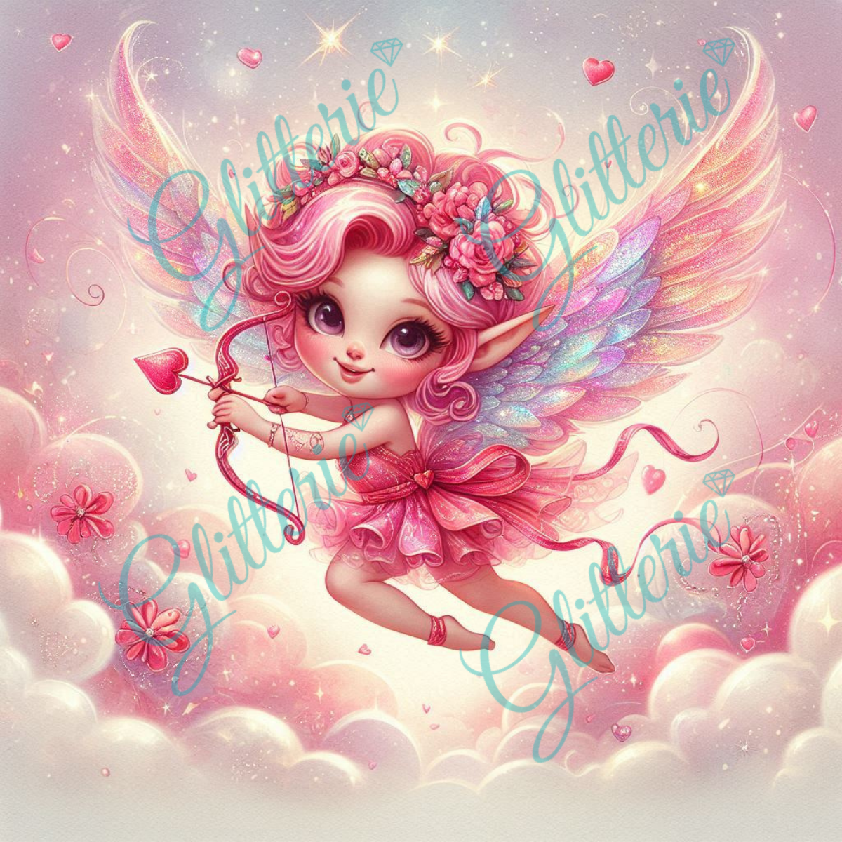 Broderie Diamant - Cupidette - Glitterie