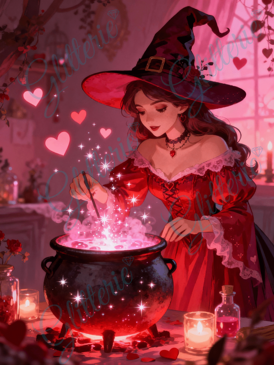 Broderie Diamant - Potion d'amour - Glitterie