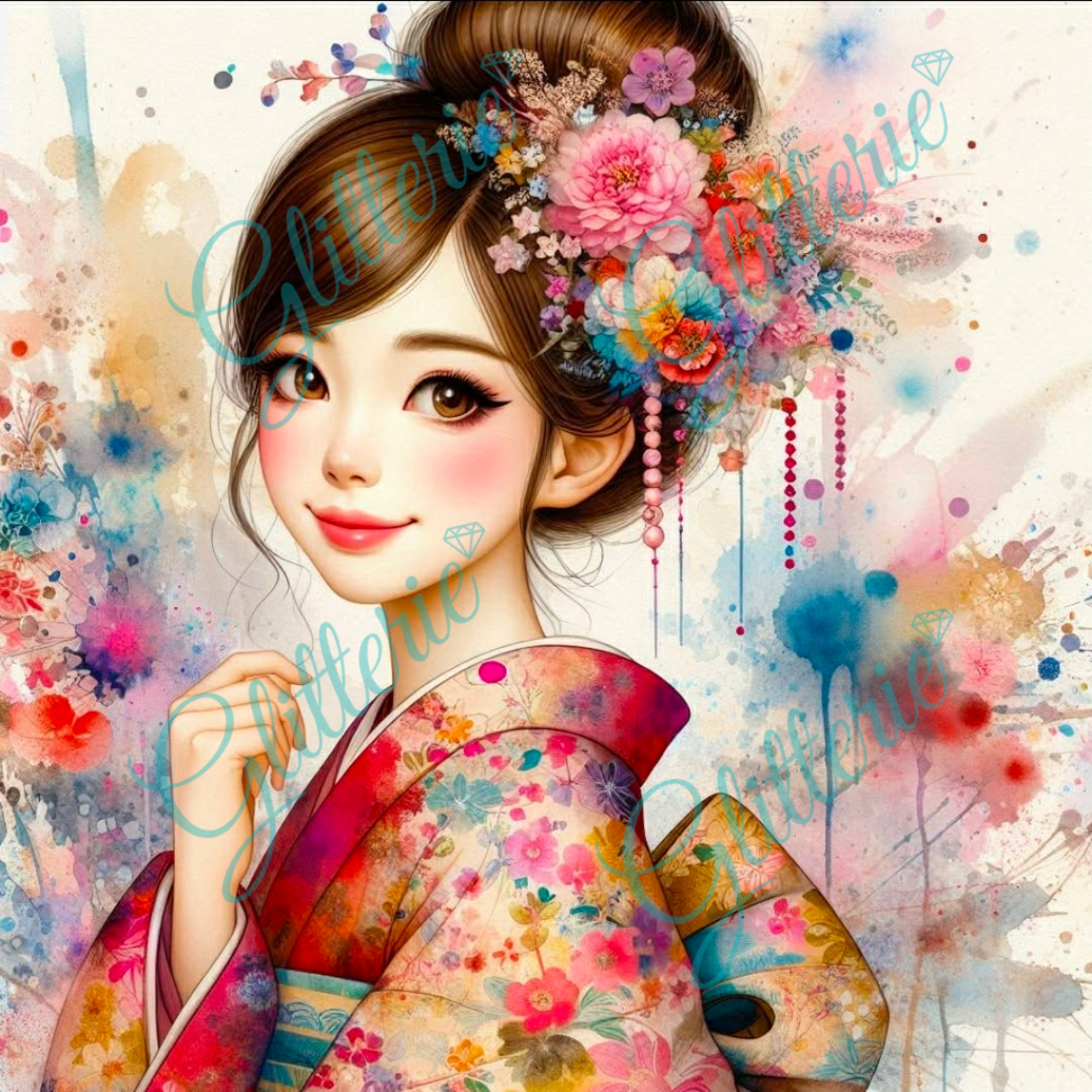 Broderie Diamant - Mei - Glitterie