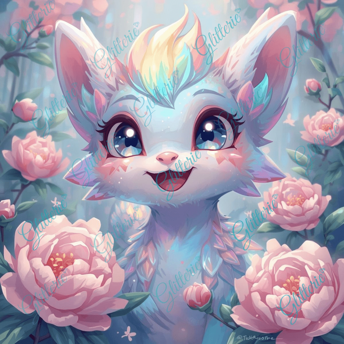 Broderie Diamant - Floréal - Glitterie