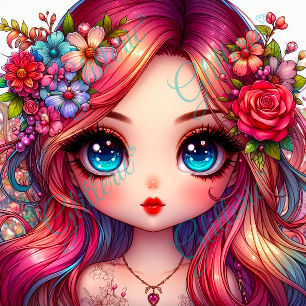 Broderie Diamant - Rosalia