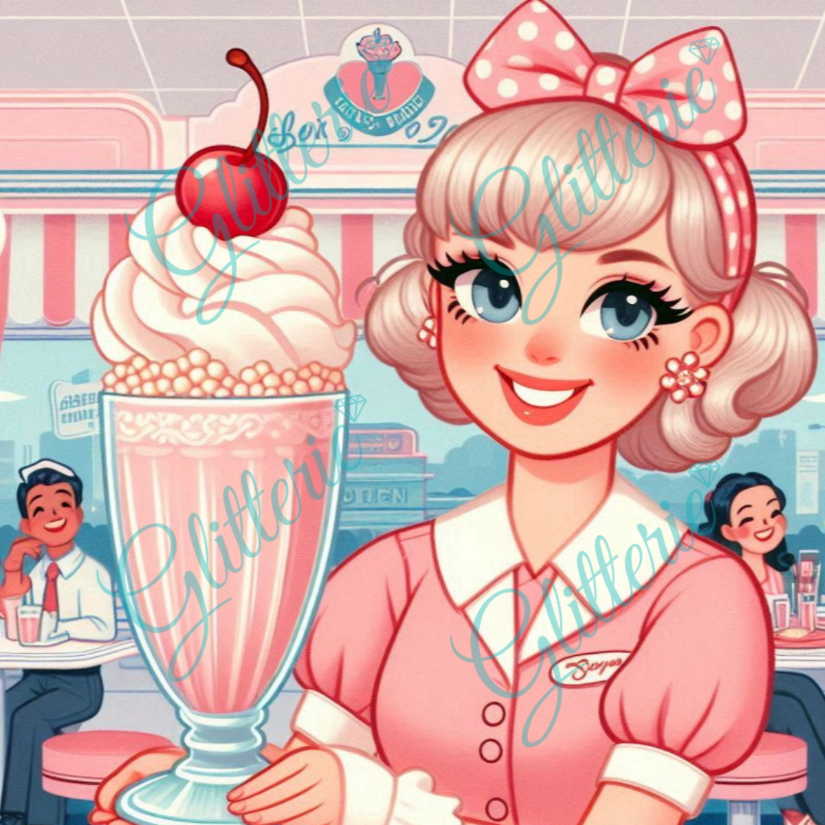 Broderie Diamant - Collection Rétro USA - Glitterie