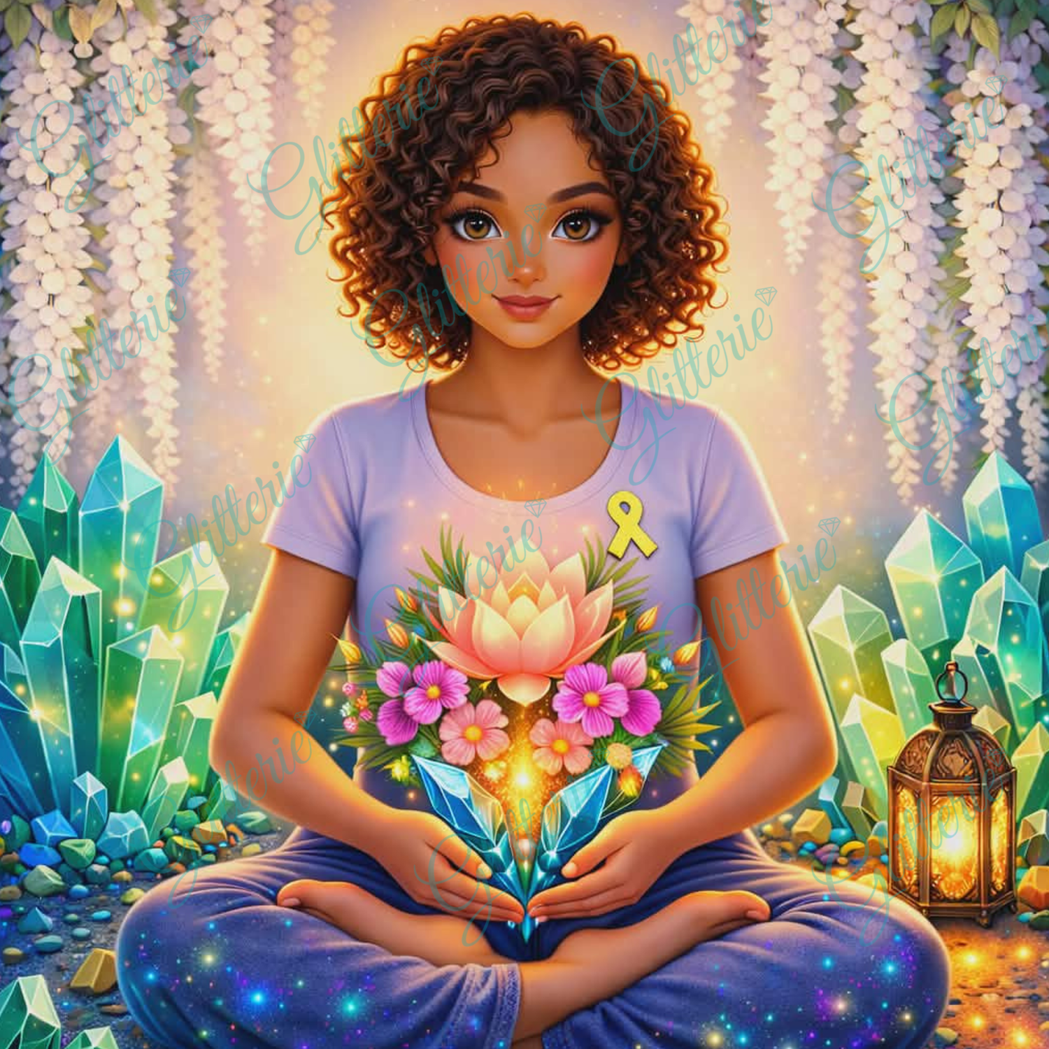 Broderie Diamant - La résilience de la femme - Glitterie