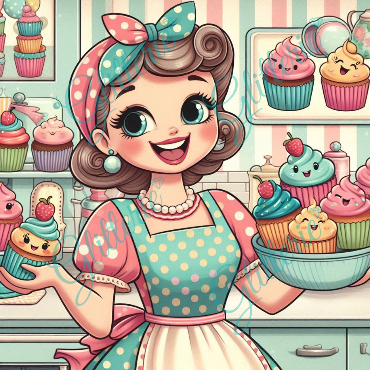 Broderie Diamant - Pamela