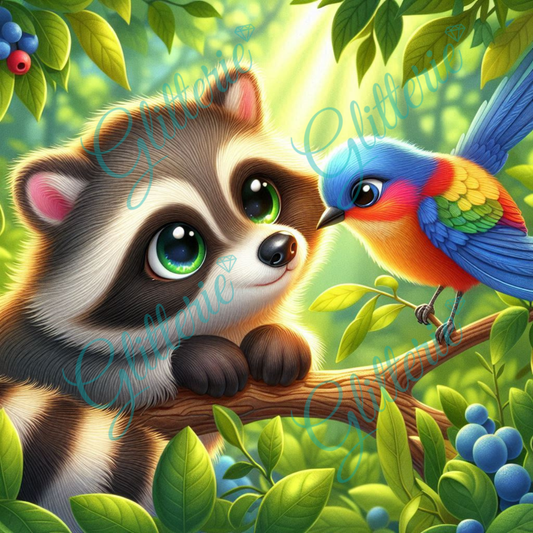 Broderie Diamant - Rencontre colorée