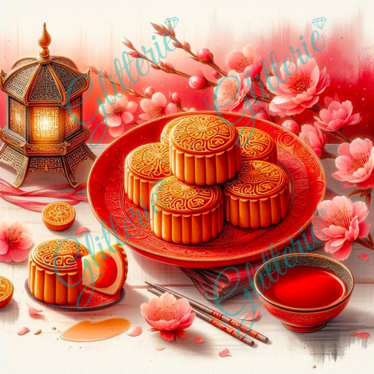 Broderie Diamant - Mooncake - Glitterie