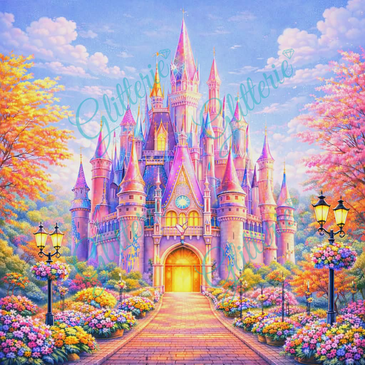 Broderie Diamant - Château Lumière