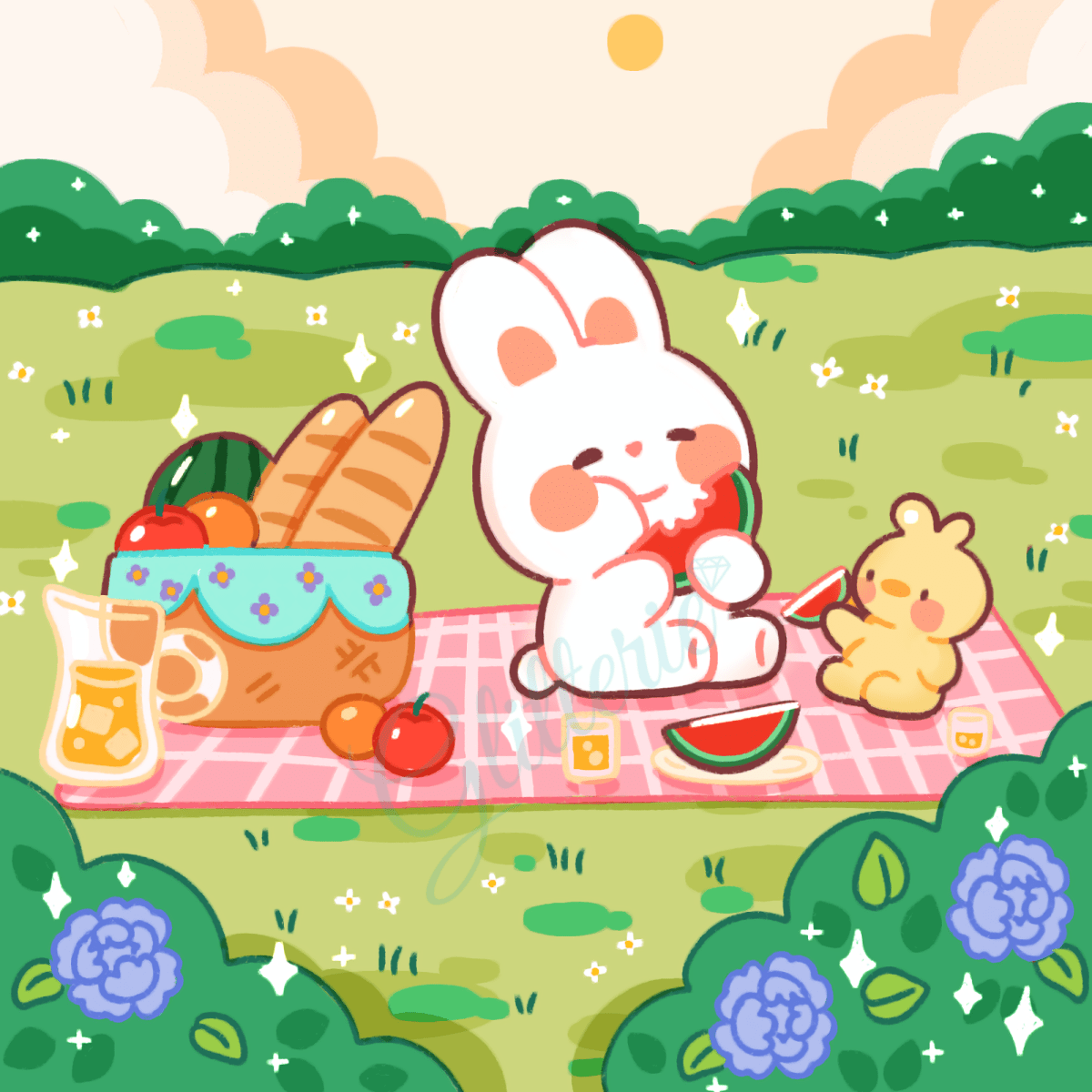 Broderie Diamant - Picnic Day - Glitterie