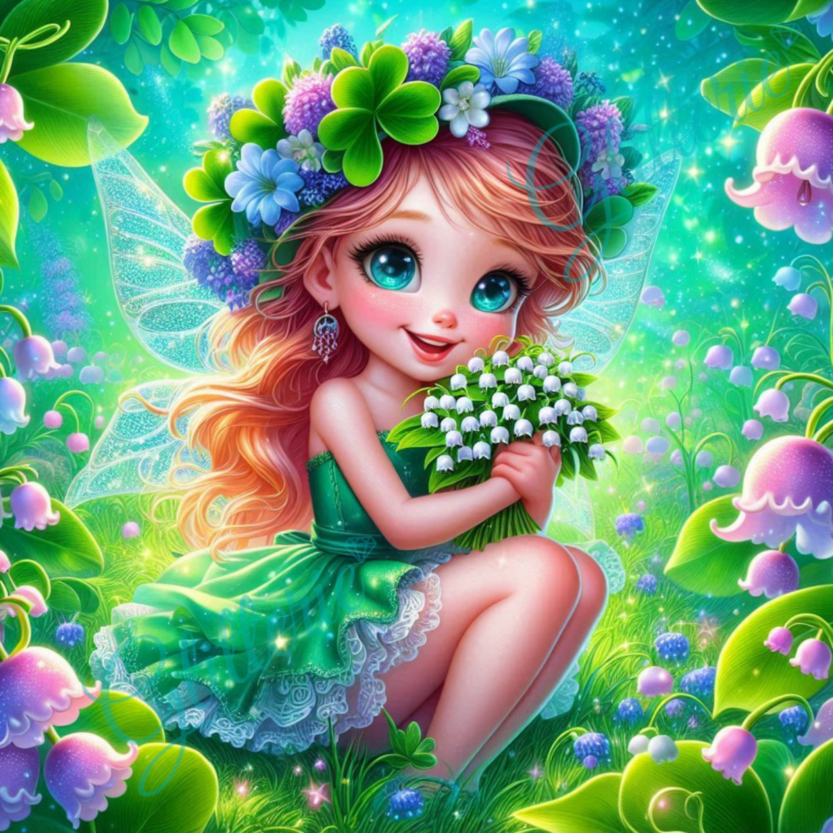 Broderie Diamant - L'Enchantement des Clochettes - Glitterie