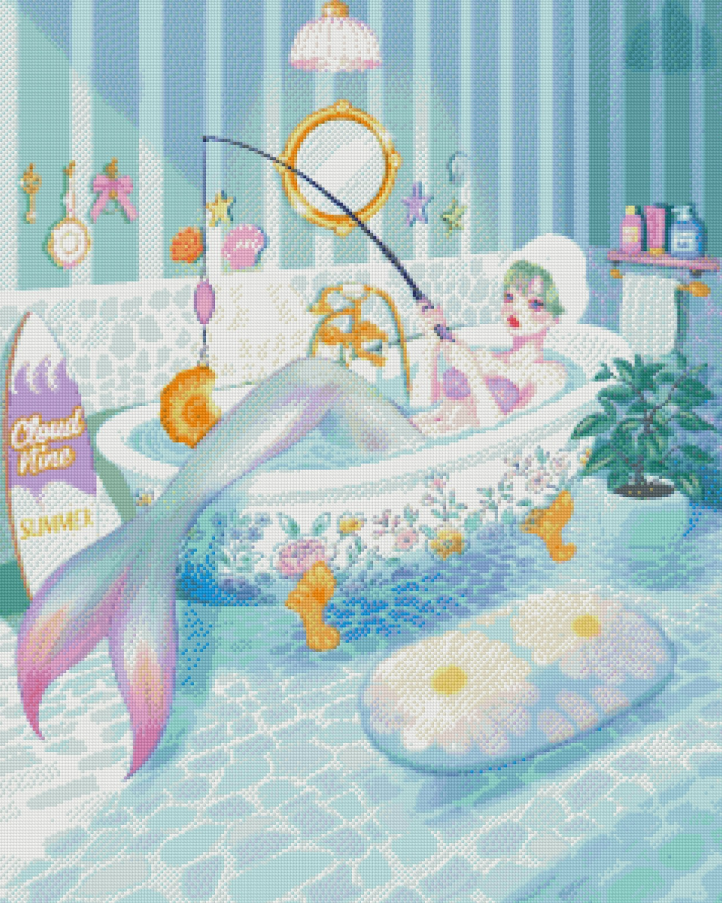 Broderie Diamant - Mervana, jour de repos