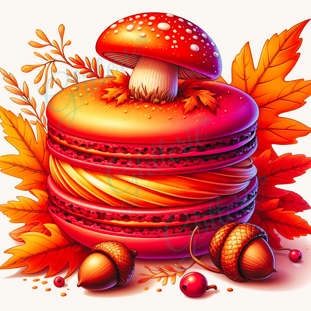 Medium Kit - Macarons aux 4 saisons - Glitterie