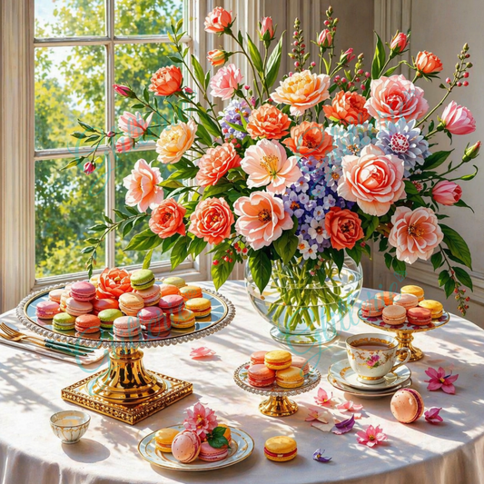 Broderie Diamant - Le goûter des Reines - Glitterie