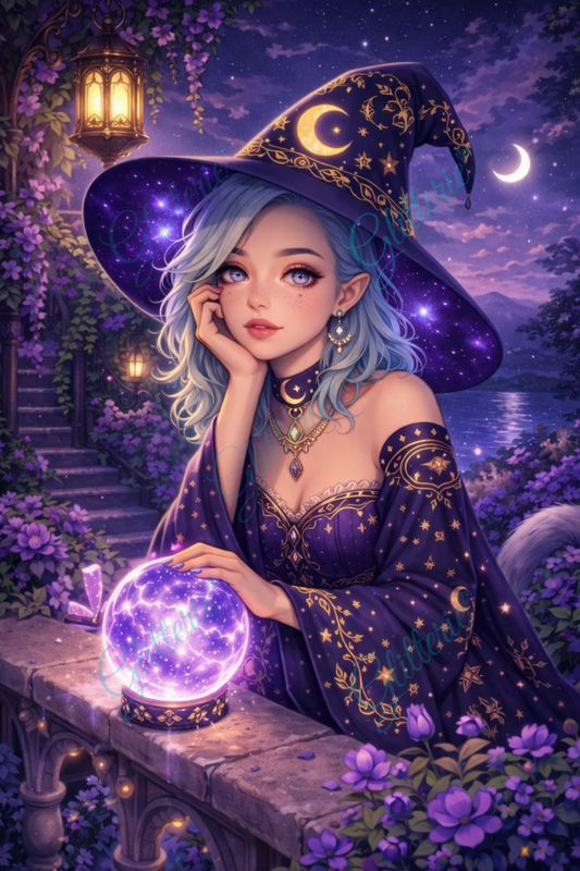 Broderie Diamant - Nuit de magie - Glitterie