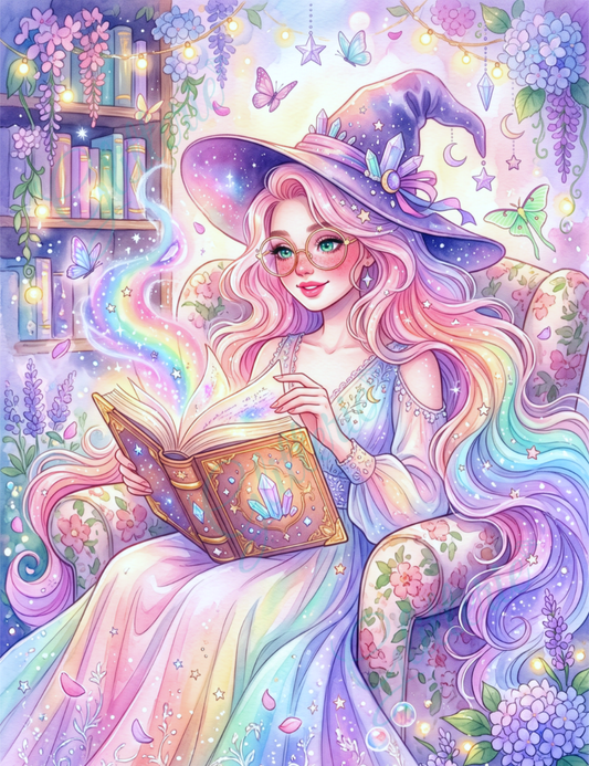 Broderie Diamant - Le grimoire enchanté - Glitterie