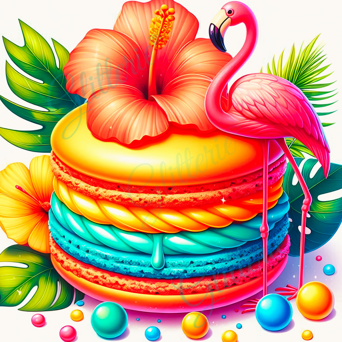 Medium Kit - Macarons aux 4 saisons - Glitterie