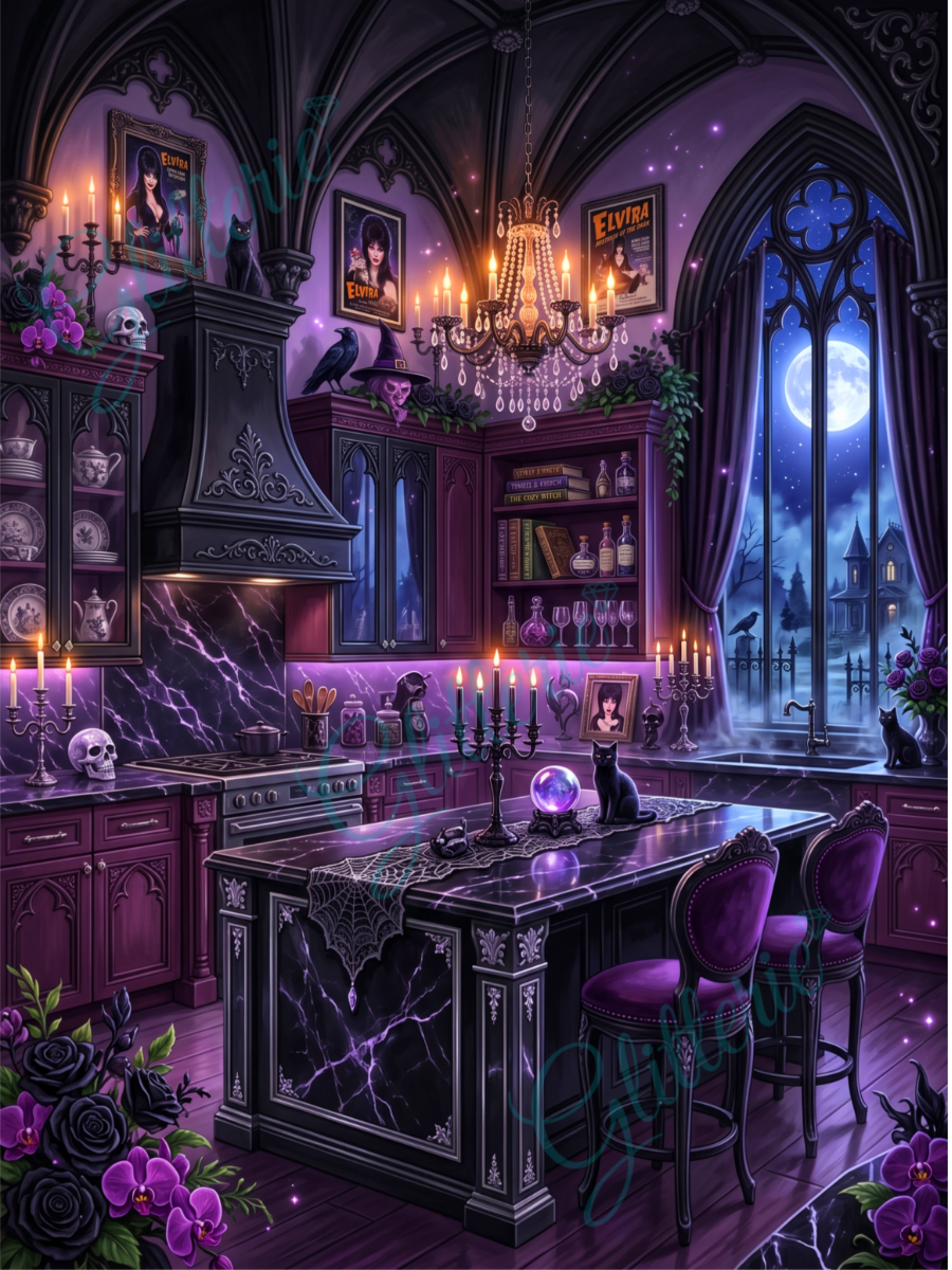 Broderie Diamant - Witchy kitchen - Glitterie