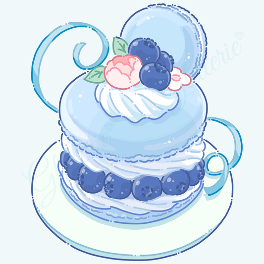 Broderie Diamant - Sweet blue - Glitterie
