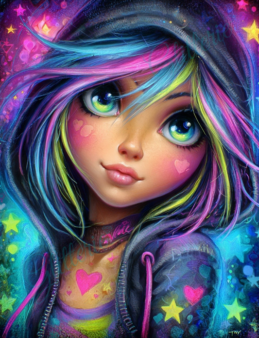 Broderie Diamant - Neon soul - Glitterie