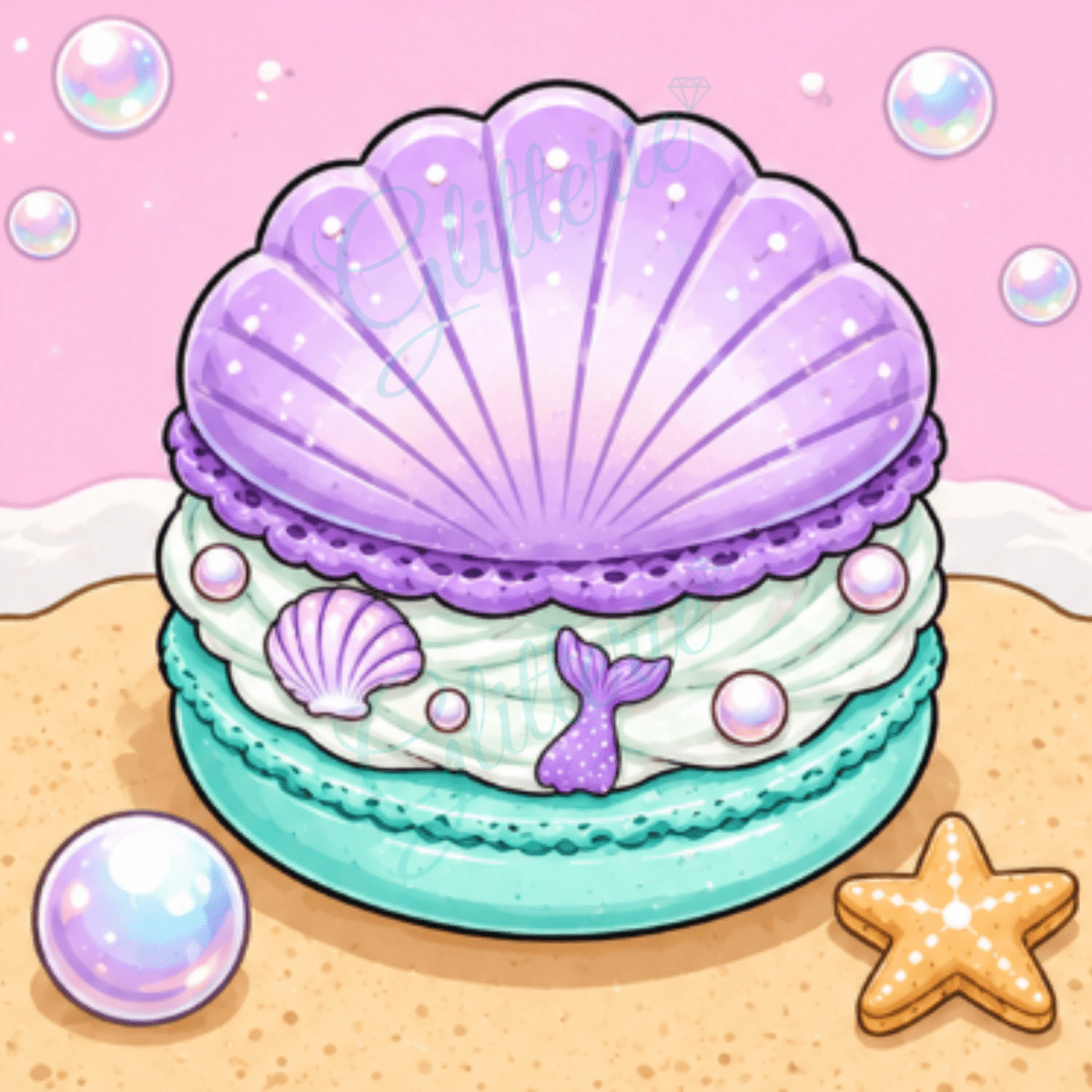 Sweet Mermaid - Box Diamond Painting - Glitterie