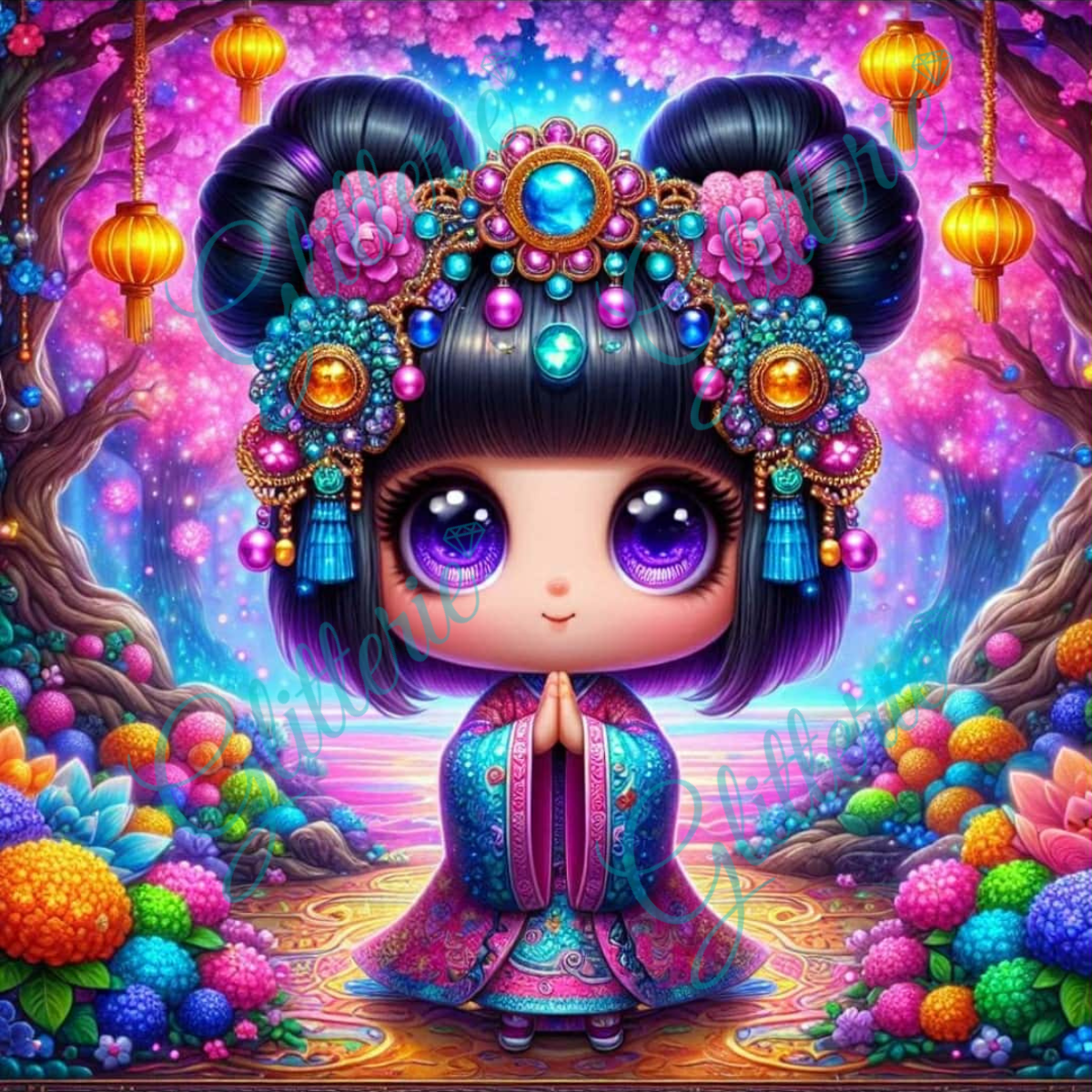 Broderie Diamant - Gardienne de la chance - Glitterie