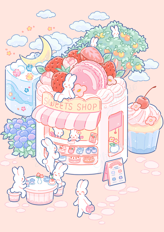 Broderie Diamant - Cake shop - Glitterie