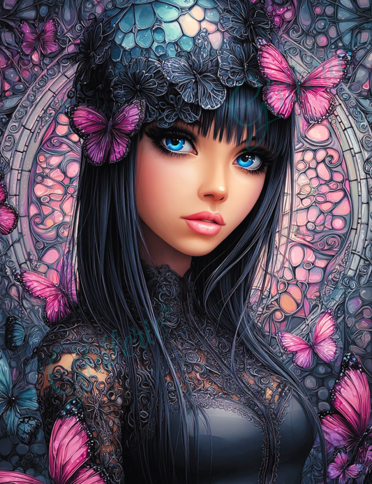 Broderie Diamant - Vitrail vivant - Glitterie
