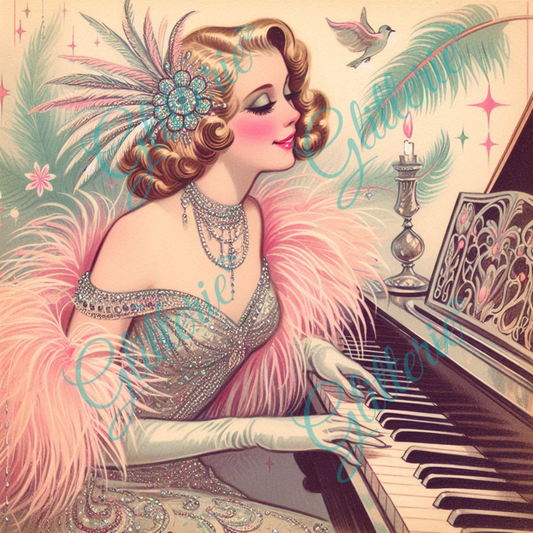 Broderie Diamant - Loretta