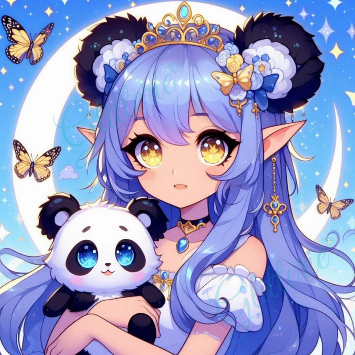Broderie Diamant - Perle de Lune - Glitterie