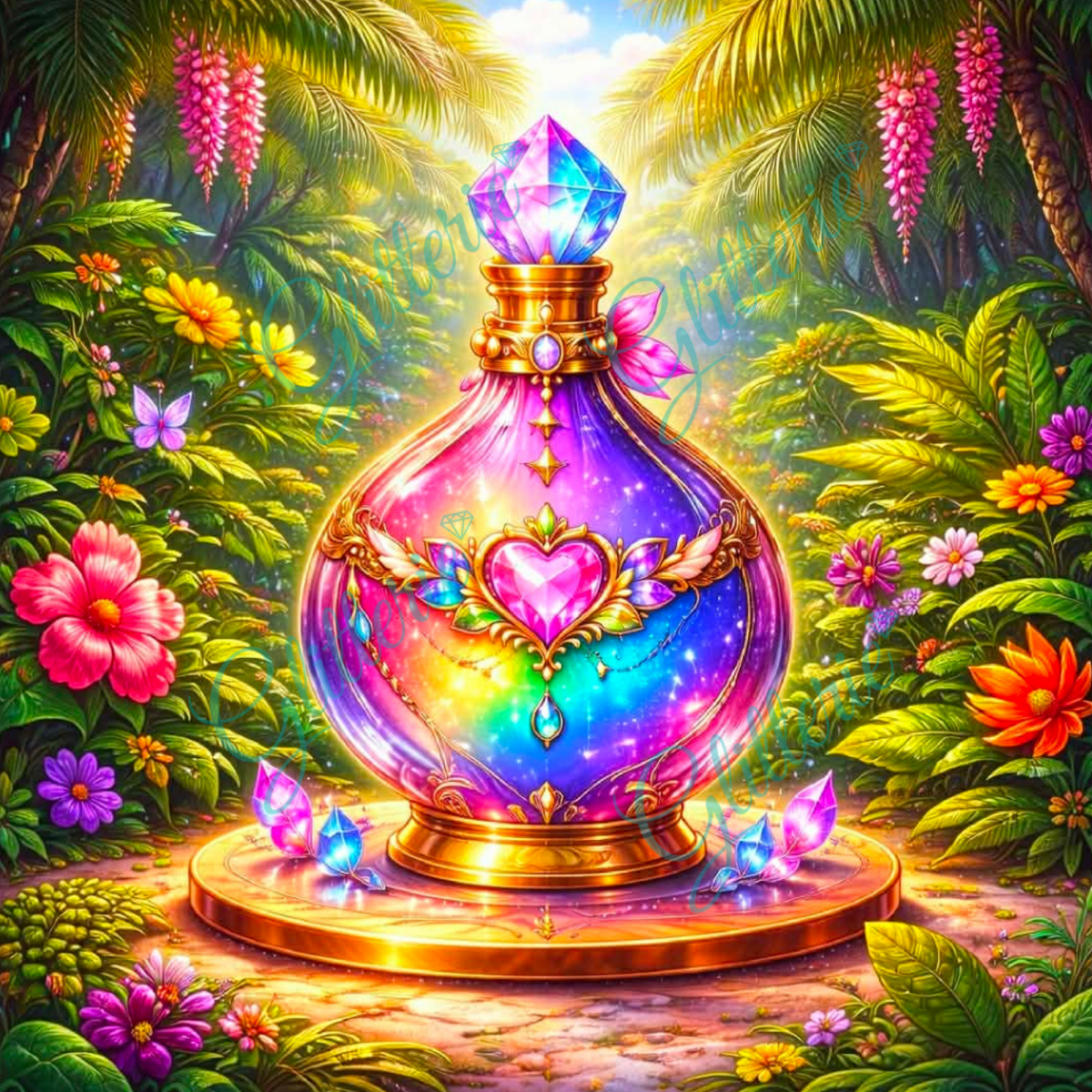 Broderie Diamant - Parfum Amazonia - Glitterie