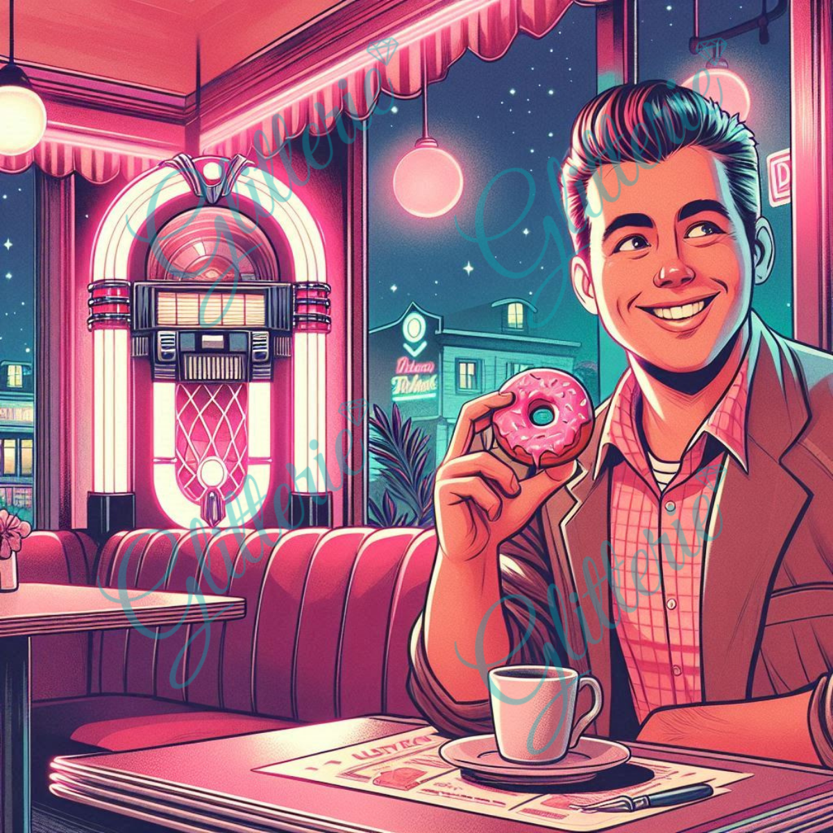 Broderie Diamant - John - Glitterie