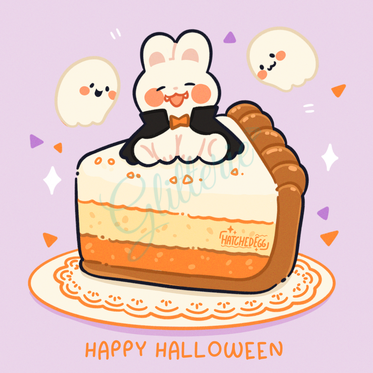 Happy halloween bunny