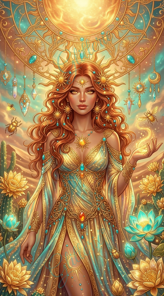 Broderie Diamant - Déesse Solaire - Glitterie