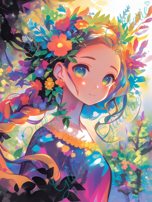 Broderie Diamant - Eveil de printemps