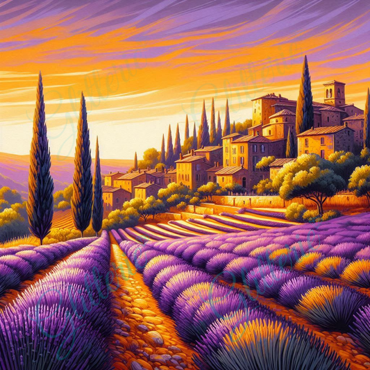 Broderie Diamant - Lumières de Provence - Glitterie
