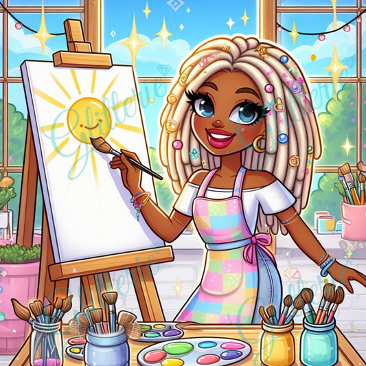 Broderie Diamant - Artiste Soleil - Glitterie